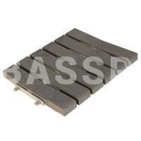 Решетка перелива Exagres ESSENZA 598 Grafite 245х300х30 мм R12/C