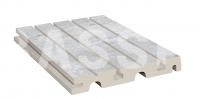 Решетка перелива KERASTEP URBAN 378 Silver 245х245х30 мм R12/C