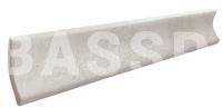 Плинтус радиальный KERASTEP URBAN 341 Ivory 330х40 мм r30 R9