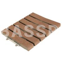 Решетка перелива Exagres ESSENZA 588 Rust 245х300х30 мм R12/C