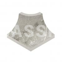 Плинтус радиальный внеш. угол  KERASTEP MARBLE 431 Arian  Arian 50х50 мм R9
