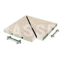 Решетка угол ( из 2-х частей) KERASTEP STONE 548 Sand 300х300х30, R12/C