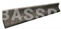 Плинтус радиальный KERASTEP MARBLE 421 Moca 330х40 мм r30 R9