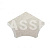 Планка радиальная внутр. угол KERASTEP MARBLE  401 Siena 50х50 мм R9
