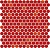 Керамическая мозаика Agrob Buchtal Loop 22,3x6,5 мм, цвет coral-red glossy