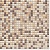 Керамическая мозаика Agrob Buchtal Kauri 12x12x6,5 мм, цвет sand beige-mix