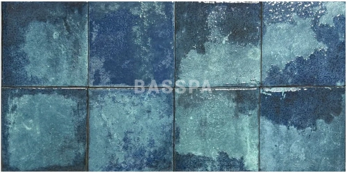 KERASTEP ODIN 6210 Blue глянцевая керамогранит 100х100х8,2 мм фото в интернет-магазине Basspa