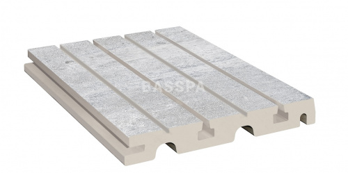 Решетка перелива KERASTEP URBAN 378 Silver 245х245х30 мм R12/C фото в интернет-магазине Basspa