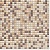 Керамическая мозаика Agrob Buchtal Kauri 12x12x6,5 мм, цвет sand beige-mix R10/B
