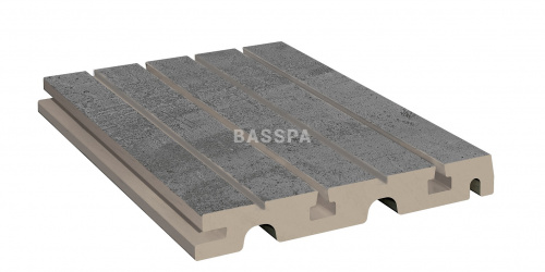 Решетка перелива KERASTEP URBAN 388 Iron 245х245х30 мм R12/C фото в интернет-магазине Basspa