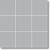 Керамическая мозаика Agrob Buchtal Plural 102x102x6,5 мм, цвет metropolitan-grey matt
