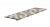 Монолитная ступень KERASTEP STONE 558 Pearl кантиковая 1200*330, R12/C
