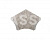 Планка радиальная внутр. угол KERASTEP STONE 551 Pearl  77х77х11 мм R9