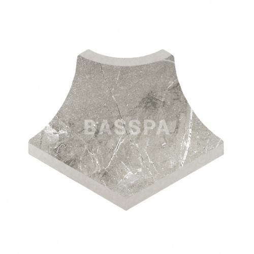 Плинтус радиальный внеш. угол  KERASTEP MARBLE 431 Arian  Arian 50х50 мм R9 фото в интернет-магазине Basspa