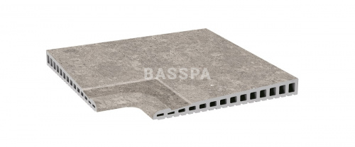 Рукохват угол KERASTEP STONE 558 Pearl 310х310х17-30, R12/C фото в интернет-магазине Basspa