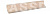 Плинтус радиальный KERASTEP STONE 541 Sand 665х77 мм R9