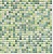 Керамическая мозаика Agrob Buchtal Kauri 12x12x6,5 мм, цвет aquagreen-mix R10/B