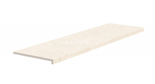 Монолитная ступень KERASTEP STONE 531 White кантиковая 1200*330, R9 фото в интернет-магазине Basspa