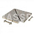 Решетка угол ( из 2-х частей) Exagres Bedford Pearl 300х300х30, R12/C