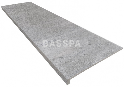 Монолитная ступень KERASTEP URBAN  371 Silver кантиковая 1200*330, R9 фото в интернет-магазине Basspa