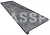 Монолитная ступень KERASTEP MARBLE 446 Ceniza кантиковая  1200*330, R11/C3