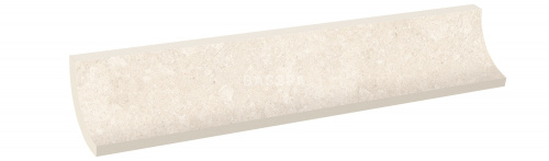 Плинтус радиальный KERASTEP STONE 531 White  665х77 мм R9 фото в интернет-магазине Basspa