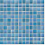 Керамическая мозаика Jasba Lavita Secura 24x24x6,5 мм, цвет голубой cristal-turquoise